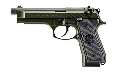Beretta 92FS 9mm Pistol with Cerakote ODG Finish - Model J92F300GR15