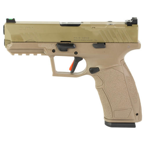 Tisas USA PX-9 Gen 3 Duty 9mm Compact Striker-Fired Pistol with Flat Dark Earth Finish