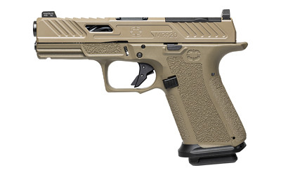 Shadow Systems MR920 Elite 9mm Compact Pistol with 4-Inch Spiral Fluted Barrel in Flat Dark Earth