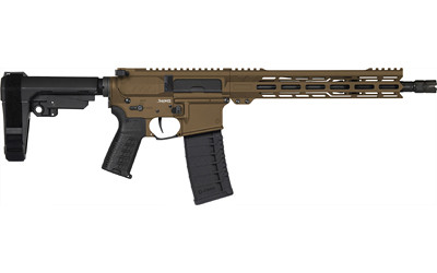CMMG Banshee Mk4 5.56 NATO Pistol with 12.5-Inch Threaded Barrel and Ambidextrous Controls in Midnight Bronze