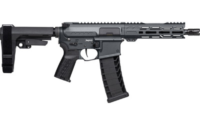 CMMG Banshee MK4 9mm AR-15 Pistol with 8-Inch Threaded Barrel and Pistol Brace – Tungsten Finish