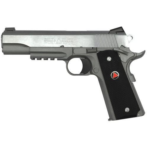 Colt Delta Elite Rail 10mm Semi-Automatic Pistol with Novak White Dot Sights