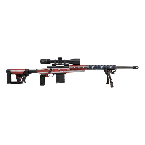 Howa USA Model 1500 Bolt Action Rifle with 24-Inch Heavy Threaded Barrel in 308 Winchester and APC Chassis