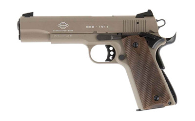 American Tactical GSG 1911 .22LR Semi-Automatic Pistol with Threaded Barrel - Tan, 10-Round Capacity