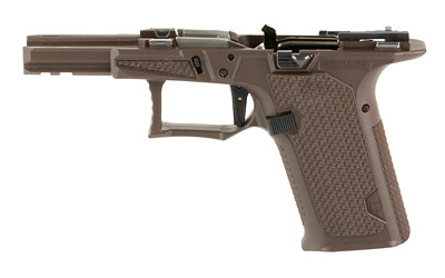 Lone Wolf Distributors LWD Dusk 19 Compact Frame with Textured Grip in Brown