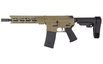 Diamondback Firearms DB15 Carbon 300 Blackout AR Pistol with SBA3 Brace in Flat Dark Earth