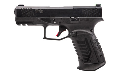 Derya DY9 9mm Striker-Fired Pistol with 10-Round Capacity and Fiber Optic Sights
