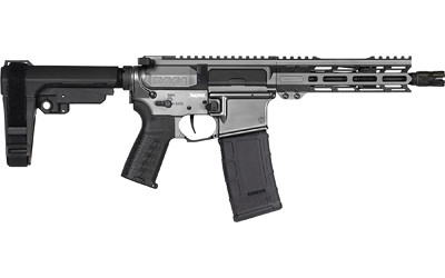 CMMG Banshee MK4 .300 Blackout Pistol with 8-Inch Threaded Barrel, Tungsten Finish, and Pistol Brace