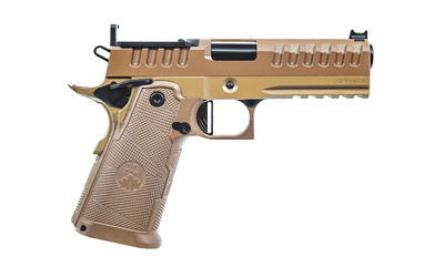 WATCHTOWER Firearms Apache Commander 9mm Compact 1911 with Optics Plate in Flat Dark Earth