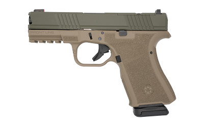 Black Rain Ordnance BRO Frontline 9mm Compact Pistol with Night Sight - Flat Dark Earth / Olive Drab Green