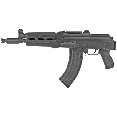 Zastava ZPAP92 7.62x39 Semi-Automatic AK Rifle with 10-Inch Barrel, Black Steel Finish