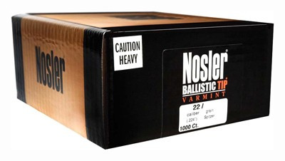 Nosler Bullets .22 Caliber .224 Diameter Ballistic Tip Varmint Bullets (Part No. 15190)