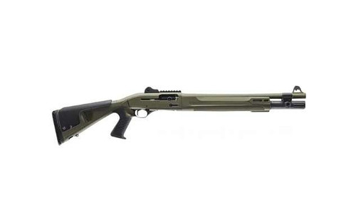 Beretta USA 1301 Tactical 12GA Semi-Auto Shotgun with 18.5-inch Barrel and Anodized Green Finish