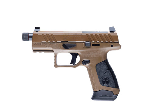 Beretta APX A1 Compact Tactical 9mm Semi-Auto Pistol with Flat Dark Earth Finish and Red Dot Ready Slide