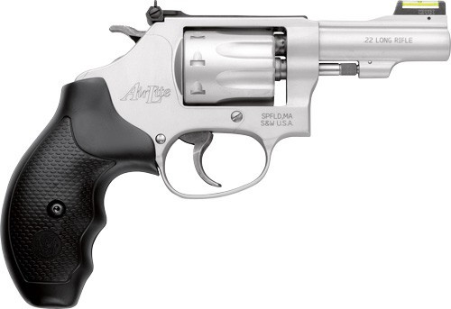 Smith & Wesson Model 317 AirLite 22LR Revolver with 3-Inch Barrel and Adjustable Sights