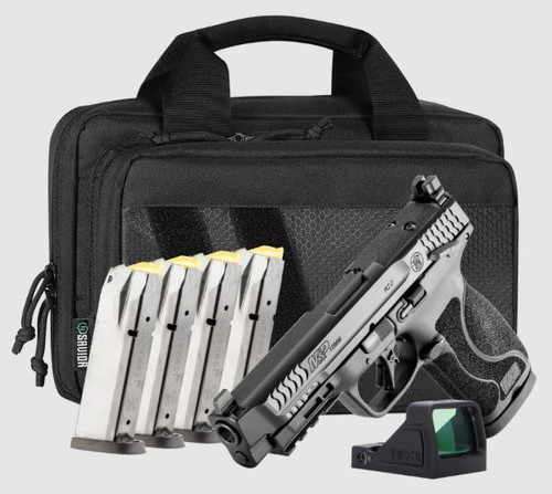 Smith & Wesson PC M&P 10mm M2.0 4.6-inch Semi-Auto Pistol with 15-Round Magazines and Optics Ready Feature