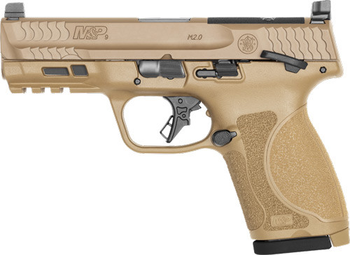 Smith & Wesson M&P9 M2.0 Compact 9mm Handgun with 4-Inch Barrel, Flat Dark Earth Finish