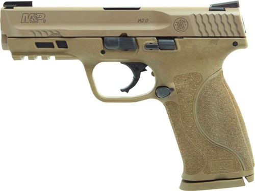 Smith & Wesson M&P9 M2.0 9mm Semi-Auto Pistol with 4.25-inch Barrel and Flat Dark Earth Finish