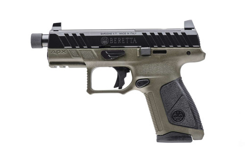 Beretta USA APX-A1 9mm Compact Tactical Pistol with Threaded Barrel and Three Magazines