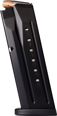Smith & Wesson M&P M2.0 Compact 9mm Luger Magazine - 15 Rounds, Black Aluminum Construction