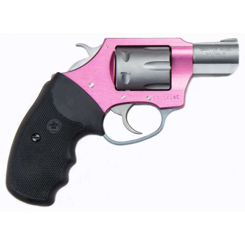 Charter Arms Pink Lady .22LR Revolver with 2-Inch Matte Stainless Barrel and Pink Aluminum Frame