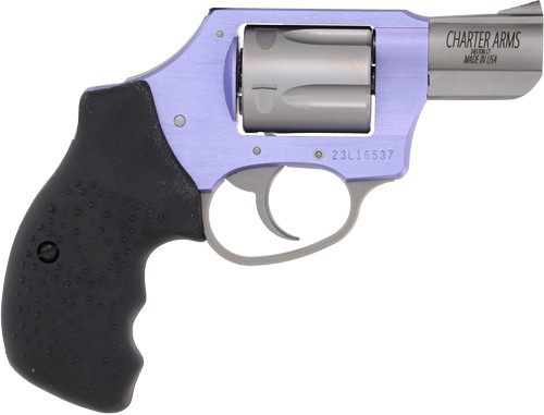 Charter Arms Lavender Lady .38 Special Revolver with Stainless Barrel and Rubber Grips