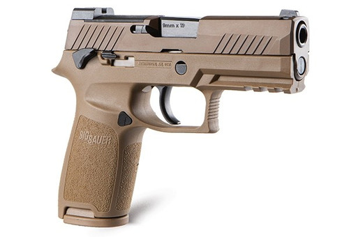 SIG SAUER P320 M18 Carry 9mm Semi-Auto Pistol with Coyote PVD Finish and 10-Round Capacity