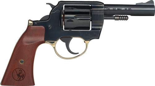 Henry H17 Big Boy Revolver with 4-inch Blue Barrel and Wood Grips
