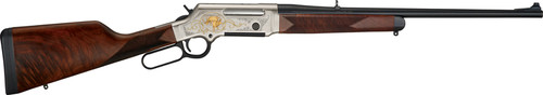 Henry H14 Long Ranger Elk Sporting Rifle in .308 Winchester with Walnut Stock and Gold Inlay