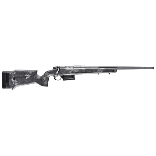 Bergara Premier Series B-14 Squared Crest Bolt Action Rifle in Sniper Gray, 25 Creedmoor, 20-inch Threaded Barrel