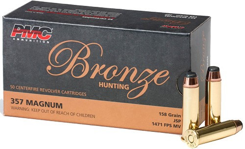 PMC 357 Magnum 158 Grain JSP Ammunition – High Velocity Soft Point Bullet