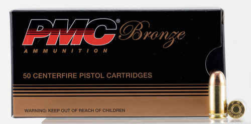 PMC 380A 380 ACP Full Metal Jacket 90 Grain Centerfire Handgun Rounds - Target Shooting Ammo