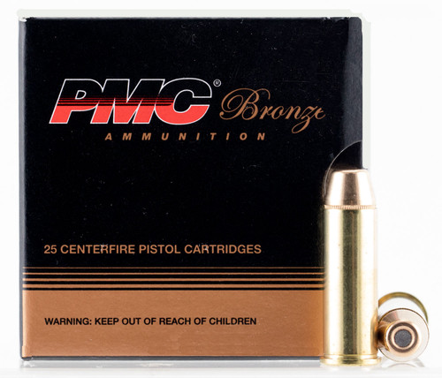 PMC 44D .44 Magnum Truncated Cone Soft Point Centerfire Handgun Rounds - 240 Grain for Target Shooting