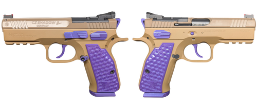 CZ SHADOW II COMPACT PEANUT BUTTER & JELLY 9MM PISTOL 4" 2-15RD MAGS