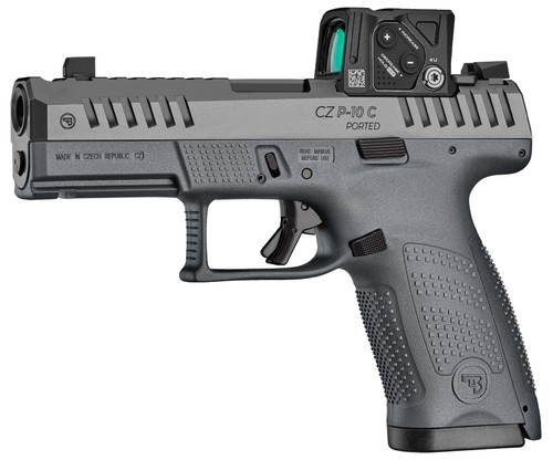 CZ P-10 C Ported COA Pistol, Black Polycoat, 10-Round Magazines