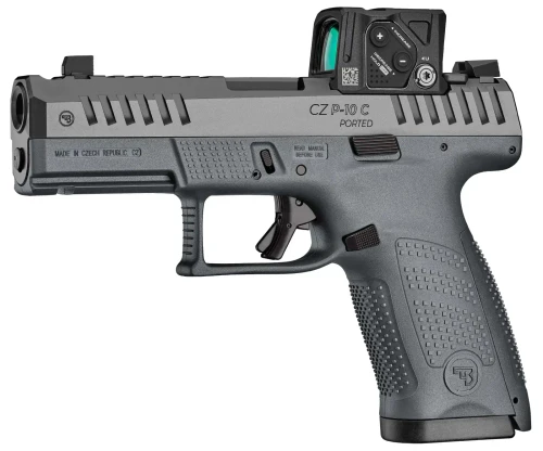 CZ P-10 C Ported COA Pistol, Black Polycoat, 15+1 Capacity, Part 91582
