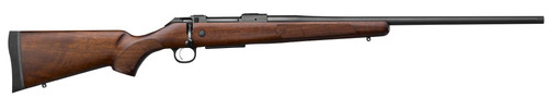 CZ 07713 600 ST2 American Bolt-Action Rifle, 6.5 Creedmoor, Walnut Stock, Threaded Barrel