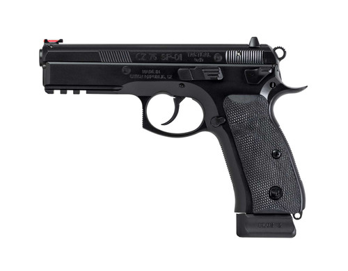 CZ 75 SP-01 Tactical 9mm Semi-Automatic Pistol, Black, Fixed Sights, Part 81353