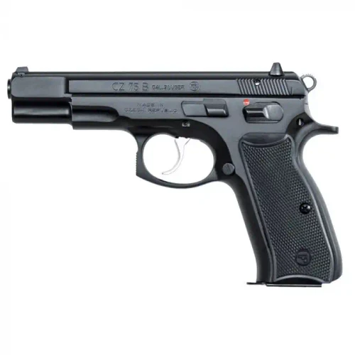 CZ 75B 9mm Semi-Automatic Pistol, Part Number 91102, Black