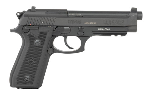 Taurus 92 9mm Luger DA/SA Pistol with 5-Inch Barrel, Black, 1-920151-6MAG