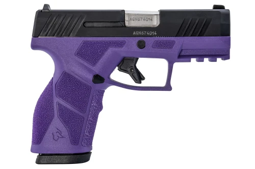 Taurus GX2 9mm Striker-Fired Semi-Automatic Pistol, Deep Purple and Black, 1-GX2931DP