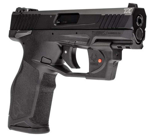 TAURUS TX22 COMPACT W/ VIRIDIAN LASER 22LR PSTL BLACK 3.5" 2-13RD