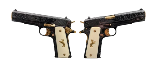 Colt 1911 Government .45 ACP Deep Engraved Pistol