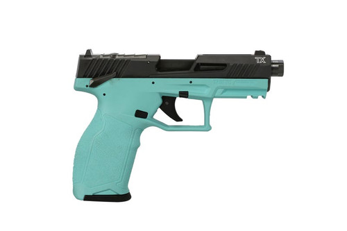 Taurus TX22 T.O.R.O. 22 LR Pistol, Cyan and Black, Part Number 1-2TX22P141C