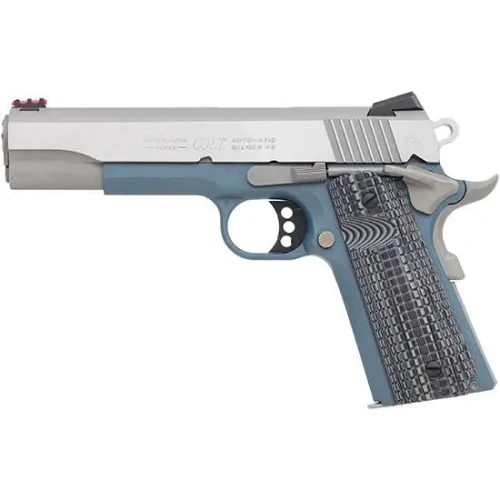 Colt Mfg O1072CCS-BT Competition Series Government 9mm 1911 Pistol, 5-Inch Stainless Barrel