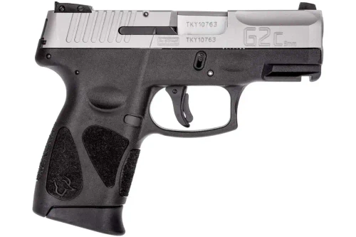 Taurus G2C 9mm Semi-Automatic Pistol, Black and Stainless, 1-G2C939-10