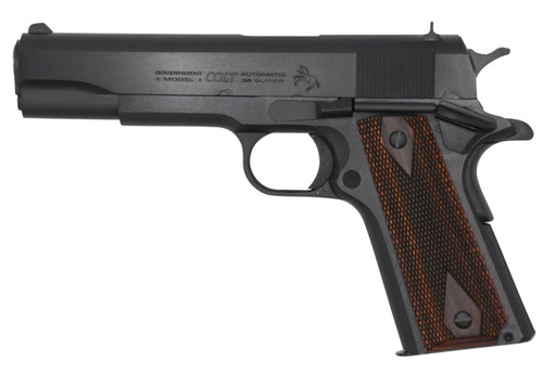 Colt Mfg 1911 Government Royal Blue .38 Super Semi-Automatic Pistol, O1911C38-RB
