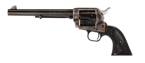 Colt Mfg Peacemaker Single Action Army P1870 .45 Colt Revolver, Color Case Hardened