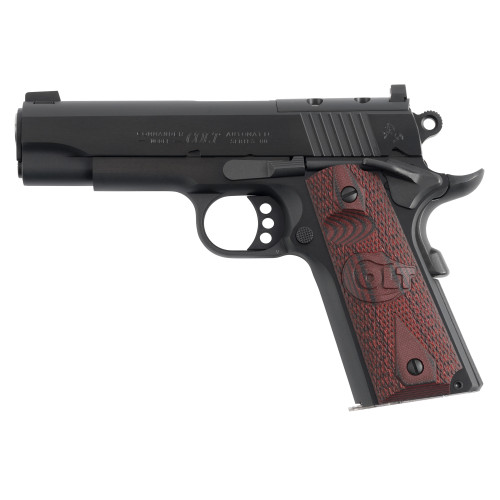 Colt Combat Commander 1911 .38 Super Semi-Automatic Pistol, Black and Gold, Part O4943XE-OYO
