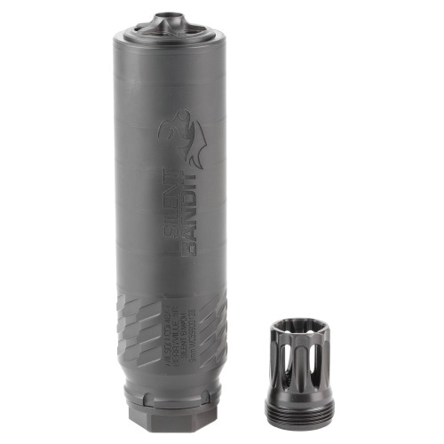 Wilson Combat Silent Bandit 9mm Suppressor, Black Armor-Tuff, SP-SB-9-5-BLK
